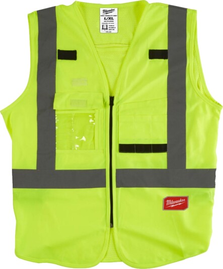 Milwaukee Refleksvest Hi-Vis Gul L / XL Milwaukee Refleksvest Hi-Vis Gul L / XL