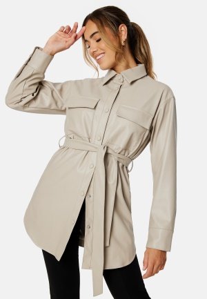 BUBBLEROOM Connie PU Schacket Light beige XS