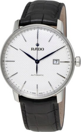 Rado Herreklokke R22876015 Coupole Hvit/Lær Ø41 mm