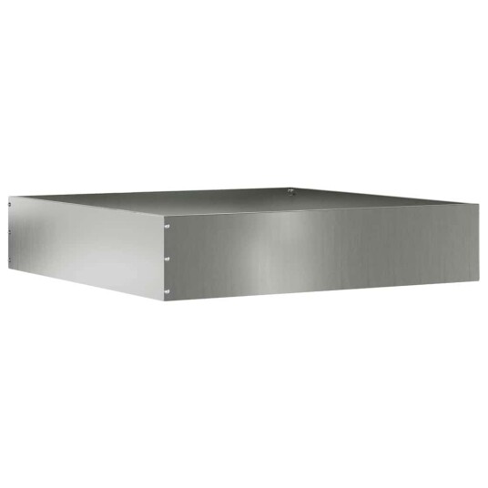 vidaXL Gjerdekant 6 pcs sølv 60 x 60 x 13 cm Galvanisert Stål