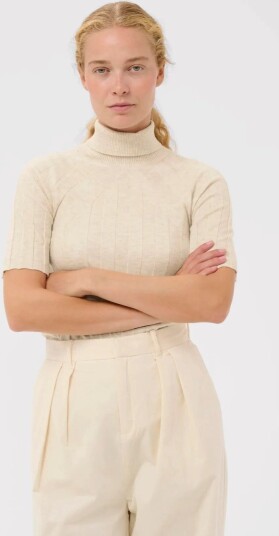 InWear Nikolaiw Kellsie Ss Pullover Cream L InWear Nikolaiw Kellsie Ss Pullover Cream L