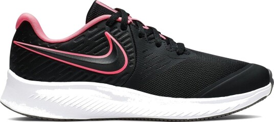 NIKE STAR RUNNER 2 PSV Kids Joggesko 002 BLACK/SUNSET PULSE BLACK WHITE 28