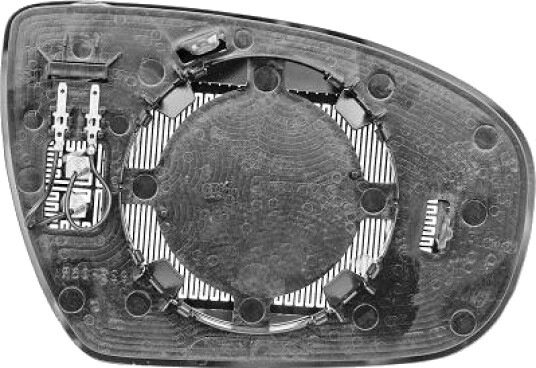 Speilglass, ytterspeil DIEDERICHS 6807024 Speilglass, ytterspeil DIEDERICHS 6807024