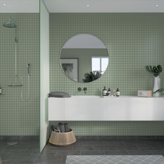 Baderomspanel Fibo 5206 M0303 EM Olivegreen