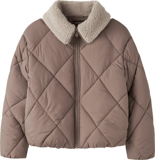 name it Nkfmelbourne Puffer Jacket2 - Brown - 140