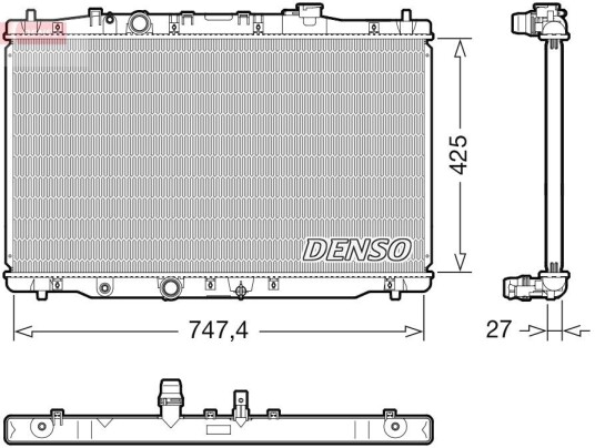 Radiator DENSO DRM40054