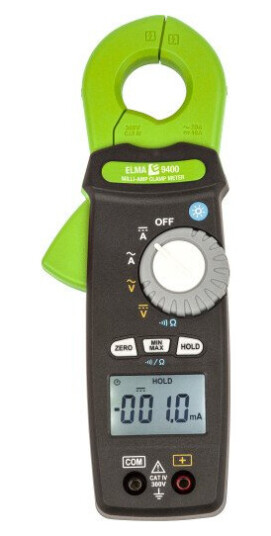 Klemmeamperemeter Elma 9400 milliampere AC/DC sann RMS