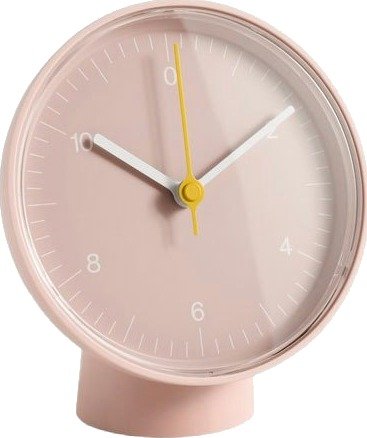 Table Clock (Recycled), Pink