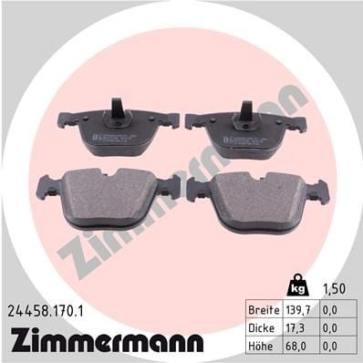 Bremseklosser ZIMMERMANN 24458.170.1
