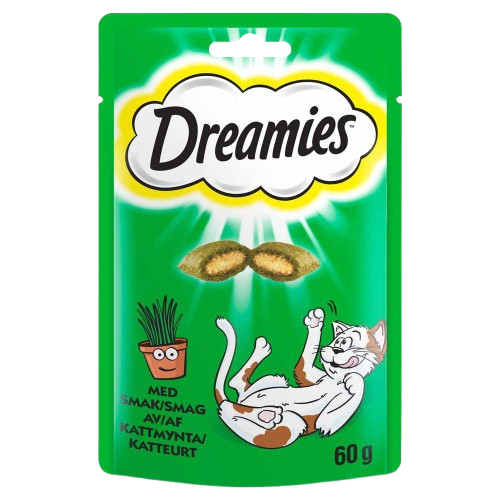Dreamies Kattgodis Kattmynta 60 G Katt Kattegodteri & Kattegress Belønningsgodbiter Katt Dreamies Kattgodis Kattmynta 60 G Katt Kattegodteri & Kattegress Belønningsgodbiter Katt