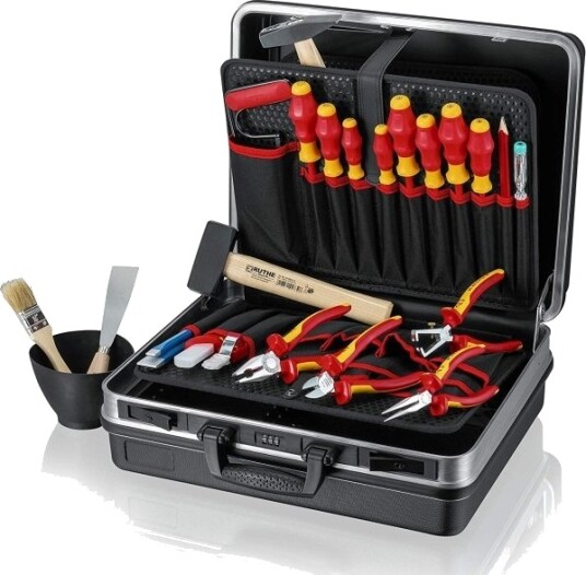 Knipex Verktøykoffert 24 Deler med Grunnutstyr for Elektroinstallasjon Svart