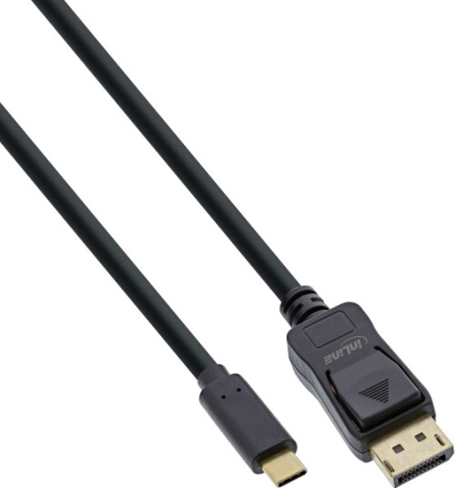 Inline 64123 3 M Usb Type C Displayport Hankjønn Hankjønn Gull