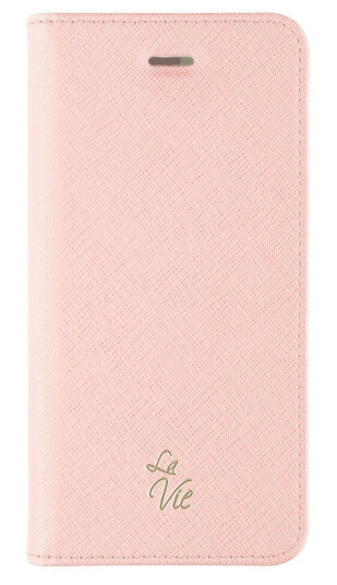 La Vie iPhone X/XS La Vie Flip Deksel med Kortholder - Pink La Vie iPhone X/XS La Vie Flip Deksel med Kortholder - Pink