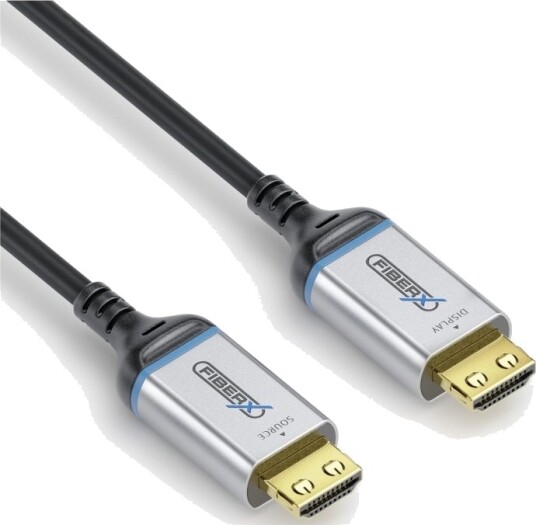 Purelink Fiberx Series Fx I380 Ultra High Speed Hdmi Kabel Hdmi Hann Til Hdmi Hann 50 M Hybridkobber / Fiberoptikk Svart 8 K 60 Hz 7680 X 4320 Støtte