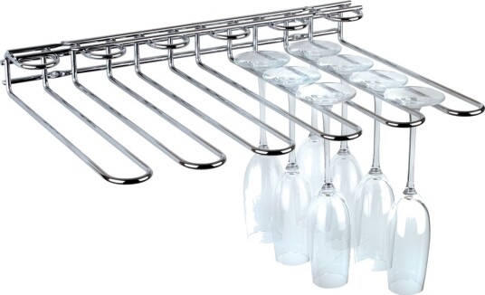 APS Glassholder; 45x32x6 cm LxBxH; Sølvfarge