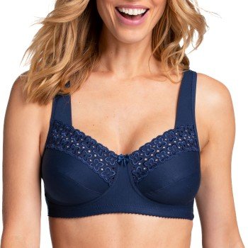 Miss Mary Broderie Anglais Soft Bra BH morkbla F 110 Dame Miss Mary Broderie Anglais Soft Bra BH morkbla F 110 Dame