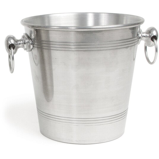 Exxent Vinkjøler Isbøtte Classic Aluminium 18 cm