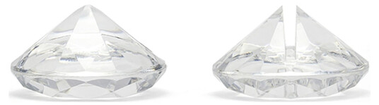 PartyDeco Plasseringskortholder Diamant