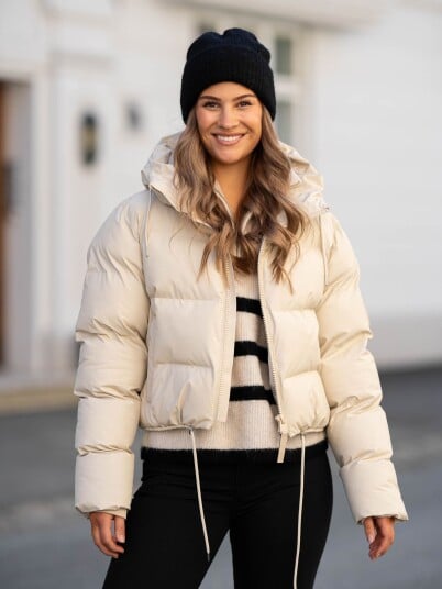 Rains Alta Puffer Jacket Beige L
