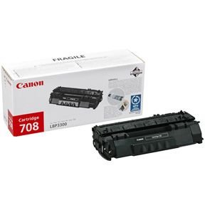 Canon 708 BK Toner - 0266B002 Original - Svart 2500 sider Canon 708 BK Toner - 0266B002 Original - Svart 2500 sider