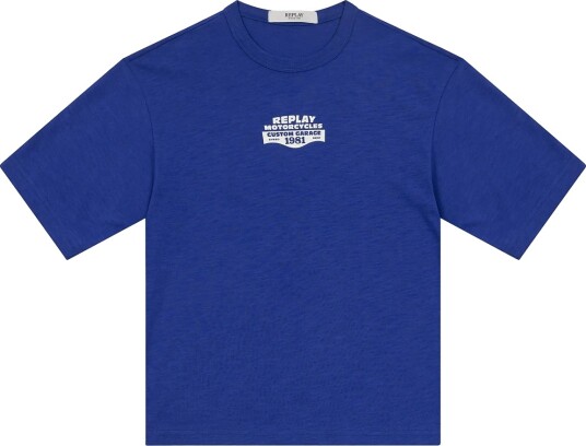 Replay Over   Jersey T Shirt Royal Blue   Blue   12 A