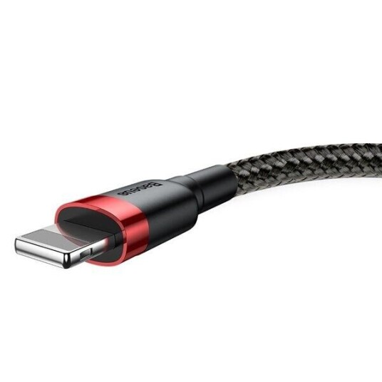Baseus Cafule USB A til Lightning Kabel 1,5A 2m Sort/Rød