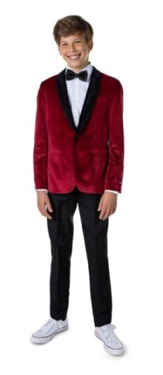 Boland Traciks Opposuits Burgundy Blazer, Teen ODTB-1001-10Y