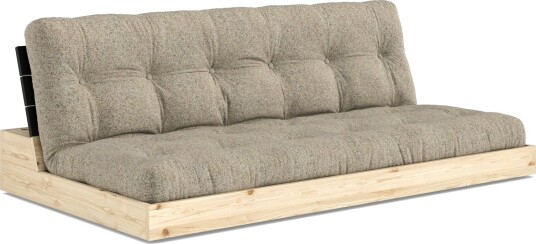 Karup Design Base Sovesofa Svart Natt/641 Varm Sand