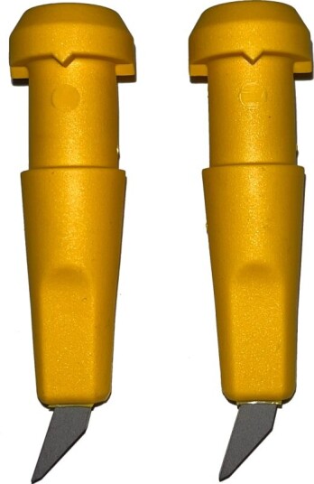Swenor Widia Pole Tip Rollerskis 11 mm, Yellow Swenor Widia Pole Tip Rollerskis 11 mm, Yellow