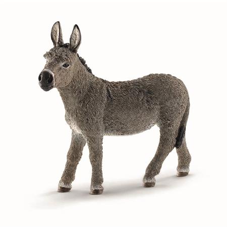 Schleich Esel Figurer i Plast - H: 9 cm - Multi