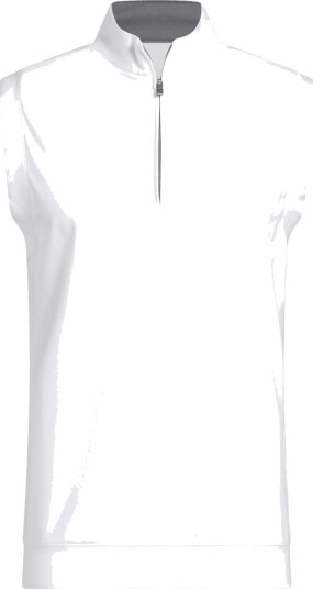 Adidas Ultimate365 Classic Quarter Zip Vest Hvit Golfvest herre White Small