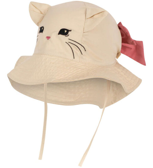 Konges Sløjd Creme Brulee Verbena Bue Kitty Solhatt 0-3 mdr