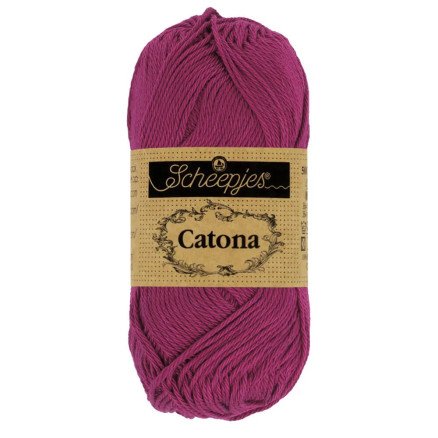 Scheepjes Catona Garn 128 Tyrian Lilla - 10g Scheepjes Catona Garn 128 Tyrian Lilla - 10g