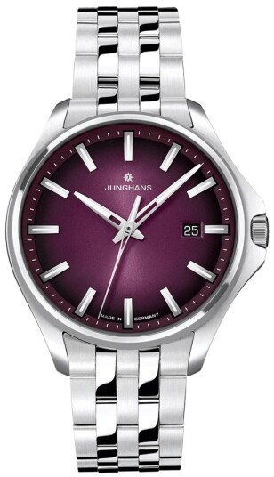 Junghans Dameklokke 47/4532.44 Meister S Quartz 35 Lilla/Stål Ø35 mm