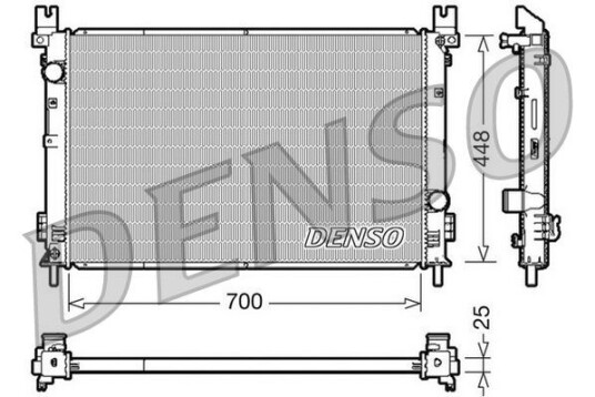 Radiator DENSO DRM06001 Radiator DENSO DRM06001