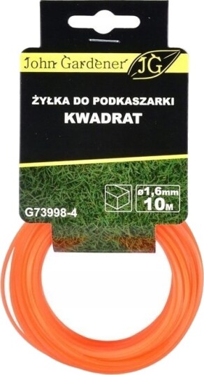 Geko Snøre Til Kanttrimmer Kvadrat 1,6 Mm X 10 M 20/240
