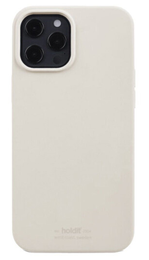 Holdit iPhone 12 / 12 Pro Soft Touch Silikon Deksel - Light Beige