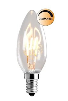 Lyspære LED Soft Filament Dimbar Klart Hode Lyspære LED Soft Filament Dimbar Klart Hode