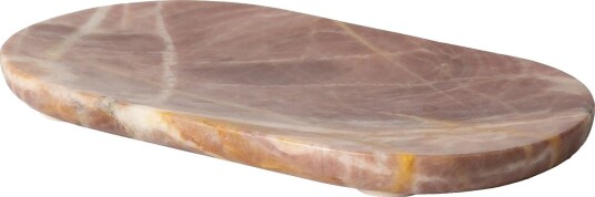 Au Maison Cutting Board Oval, Marble, Pink/Rose, 23X12 Cm - PINK/ROSE - 23X12 cm