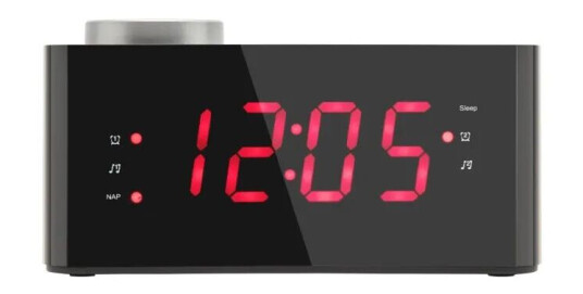 Rubicson Projeksjonsklokke med alarm og FM-radio Rubicson Projeksjonsklokke med alarm og FM-radio