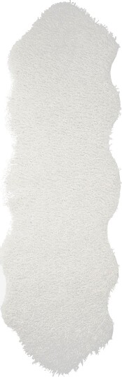 Skinnwille Teppeimitasjon Wooly 180cm Hvit