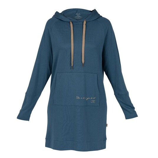 Lilleba & Herremann Genserkjole til dame Loungewear Sunniva MorkeblA Lilleba & Herremann Genserkjole til dame Loungewear Sunniva MorkeblA