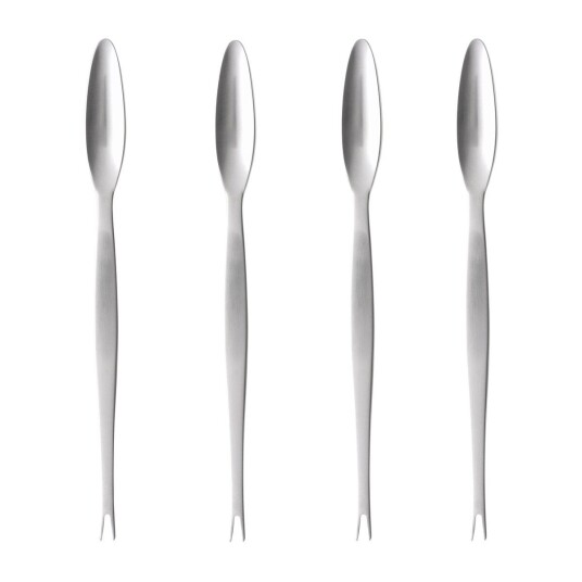Gense Focus Steel skalldyrgaffel rustfritt stål 4-pakk Gense Focus Steel skalldyrgaffel rustfritt stål 4-pakk