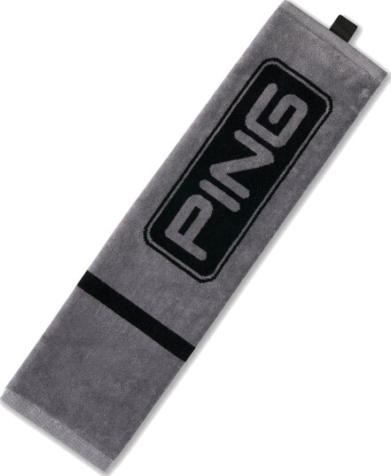 Ping Tri-Fold Towel Dark Grey-Black Ping Tri-Fold Towel Dark Grey-Black
