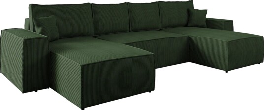 Knocklong 4 seters Hjørnesovesofa Grøn