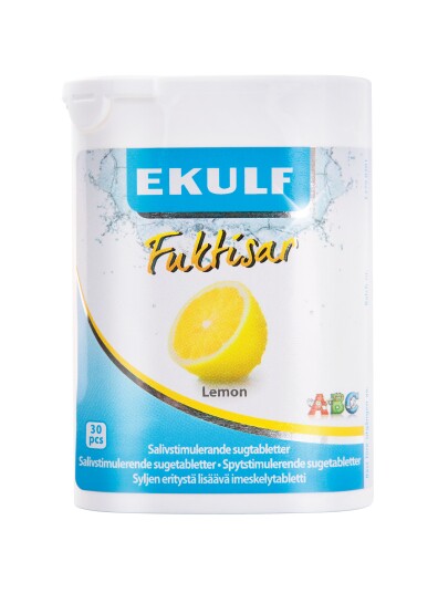 Ekulf Fuktisar Lemon 30 stk.