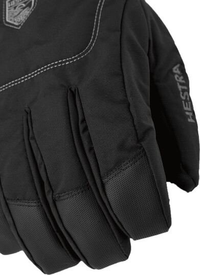 Hestra Gauntlet Sr. - 5 Finger Black/Black 9
