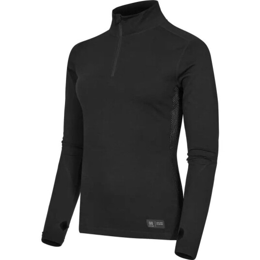 Hellner Wool Tech Base Layer Ls Wmn Black Beauty XS