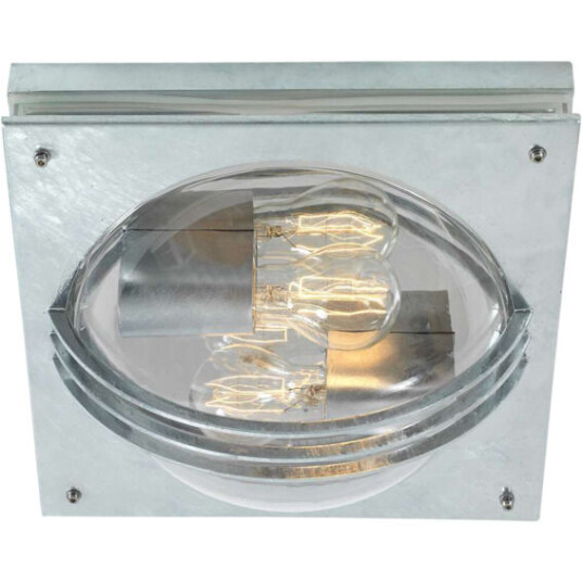 MS Belysning Frogner Utelampe Tak 2x33W E27 Galvanisert - 3100002163 MS Belysning Frogner Utelampe Tak 2x33W E27 Galvanisert - 3100002163