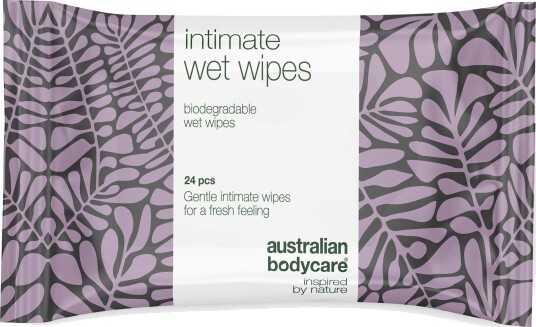 Australian Bodycare Våtservietter med Tea Tree Oil for intimhygiene 24 Servietter